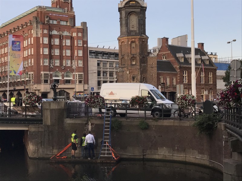 Herstel Kadermuur Rokin Amsterdam